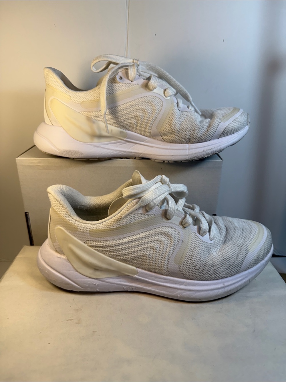 lululemon athletica White/Cream Athletic Sneakers